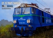 Angraf 9/2015 - lokomotywa ET 22 PKP CARGO - 1:25