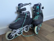 Rolki Roller Fit 5 (Decathlon) / rozm 40 / 25,5cm + ochraniacze