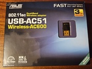 Adapter Wifi Asus USB-AC51 AC600 dual band 2.4/5GHz