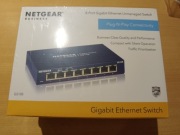 Nowy 8-portów Switch Netgear Gs108  -Folia