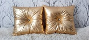 Poduszka złota.Komplet 2 sztuki 40x40 glamour 