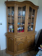 piękna dębowa witryna kredens ofm stan bdb