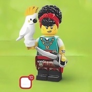 Lego Minifigurka 71048 col27-10 col458 Pirate Quartermaster/Piratka