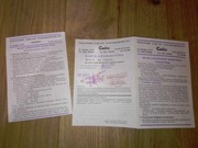 Centra Akumulator rozruchowy 1993 karta gwarancyjna instrukcja obsługi