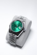 Zegarek Custom Seiko Mod Datejust Arabic Green Jubilee