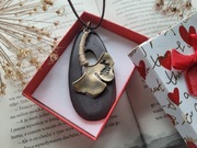 Wisiorek Vintage czarny 