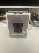 Obiektyw Samyang 85mm AF F/1.4 mocowanie Canon EF