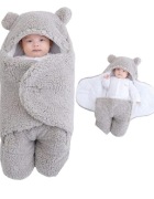 Becik Rożek kocyk śpiworek otulacz dla niemowląt: ciepły, miękki aksamit
