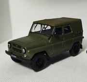 Model JEEP WOJSKOWY UAZ 469 1:43 Deagostini Kultowe Auta PRL 