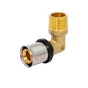 KOLANO KOLANKO ZAPRASOWYWANE PEX ALUPEX PERT 20x1/2" GZ DO SZCZĘK TYP U TH