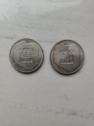 Dwie monety srebrne XXX lat PRL