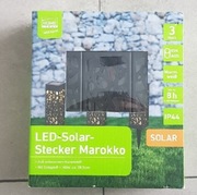 Lampy solarne ażurowe 3 szt