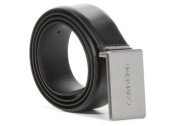 Calvin Klein Pasek Męski Skórzany 3,5 cm K50K504892 Czarny 110 cm