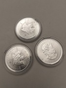 3x Kanadyjski Liść Klonowy