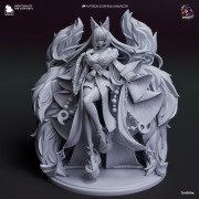 Figurka druk 3D żywica " Musashi Azur Lane " - 1/8 