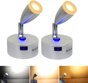 Lampy LED 12 V, do kampera, 12 V, lampka do czytania na łóżko 2 szt.