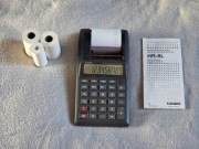 Kalkulator CASIO HR8-L drukujący 4xAA idealny sprawny akcesoria
