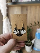 Kolczyki na halloween czaszki czarne koty kolczyki z kotami halloween 