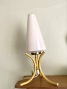 Lampka nocna PRL żółta trzy nóżki