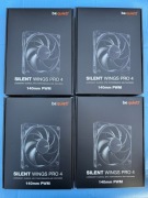 Wentylator be quiet! Silent Wings Pro 4 140mm PWM Czarny (BL099) 4 sztuki