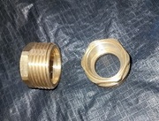 REDUKCJA DO WODOMIERZA komplet mosiężne (2szt) 1"/3,4"