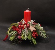 Kompozycja stroik świąteczny Bożenarodzeniowy