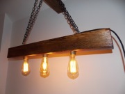 Lampa wisząca sufitowa  z belki ,loft industrial