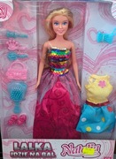 Lalka Natalia w balowej sukni z akcesoriami Artyk