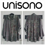 WŁOSKA KOSZULA NA GUZIKI UNISONO ROZM.48/50