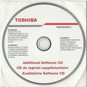 Toshiba Additional Software - CD