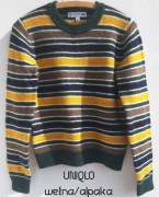 UNIQLO& Ines de La Fressange sweter z wełną alpaki r. XS