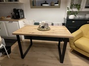 Stół dębowy styl industrialny