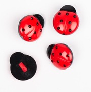 Guzik DROPS – biedronka, 13x15 mm