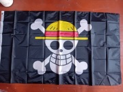 Flaga One Piece . Słomiane Kapelusze