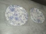 Talerze jednorazowe papierowe, na przyjęcia 40 szt., wesele, urodziny