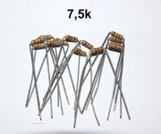 REZYSTOR 7,5k  0,25W   40szt 
