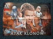 Plakat  Gwiezdne wojny Star Wars Atak klonów 58 x 40 cm
