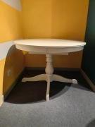 stół IKEA INGATORP rozkładany, biały, 110/155 cm