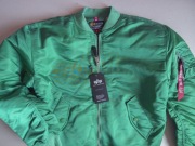 Alpha Industries MA-1 Jungle Green Kurtka typu Bomber Flyers Flek M/L
