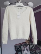 Sweter damski śmietanowy S/M