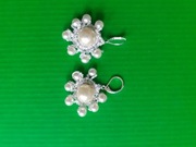 Kolczyki robione na szydełku 