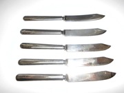 Nożyki do Owoców PAR PLATE ONEIDA COMMUNITY Plater.Ok 1900 rok.