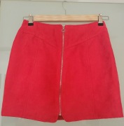 New Yorker Nowa Spódnica Welur Piękna Czerwień Wysyłka 2 dni!