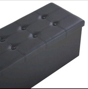 PODNÓŻEK PUFA SIEDZISKO KOLOR CZARNY 