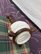 Retro lampa wisząca lata 70