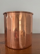 Osłonka, doniczka. Miedź, miedziana. Antyk, vintage, stara. 