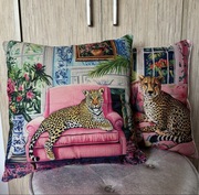 Poszewka dekoracyjna tygrys wzory kolorowa