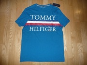 TOMMY HILFIGER T-SHIRT MĘSKI NIEBIESKI ROZM. M NOWA