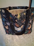 Torebka damska z grubszego płótna 