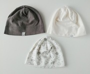 Czapka niemowlęca H&M 3-pak rozmiar 50/56